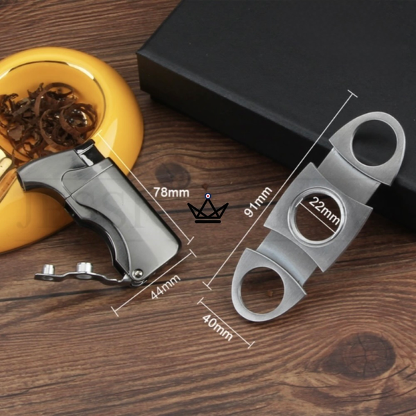 Pack Briquet et Coupe-Cigare COHIBA - VARGAS - Atelier Atypique