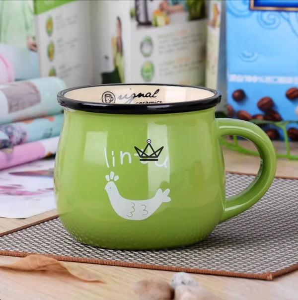 Mug vintage en céramique - RIGNAL - - Mug - Cadeau, Noël, Anniversaire, Original, Fête des pères, fête des mères - Atelier Atypique