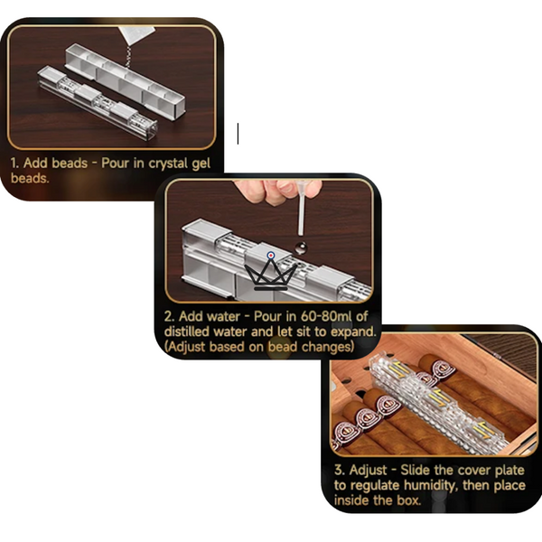 Aerion Vault Luxury Cigar Humidor – Elegance and Transparency