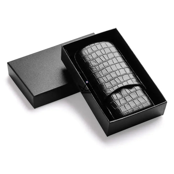 Etui à cigare de voyage cuir - COBRA - - etui cigare - Cadeau, Noël, Anniversaire, Original - Atelier Atypique