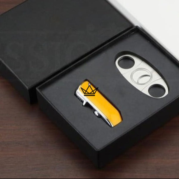 Pack Briquet et Coupe-Cigare COHIBA - HOUDINI - Atelier Atypique