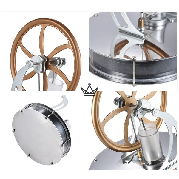 Moteur Stirling Bas Température - Kit DIY ALDABERT - - sterling - Cadeau, Noël, Anniversaire, Original, Fête des pères, fête des mères - Atelier Atypique