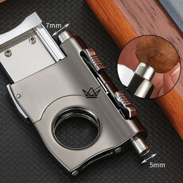 Cave à cigare de voyage en cuir - SPECTRUM STYLE - - cave a cigare - Cadeau, Noël, Anniversaire, Original - Atelier Atypique