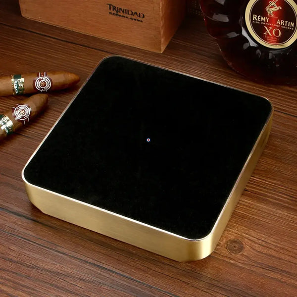 Cendrier à Cigares quatre fentes - Édition Titanium - - cendrier - Cadeau, Noël, Anniversaire, Original, Fête des pères, fête des mères - Atelier Atypique