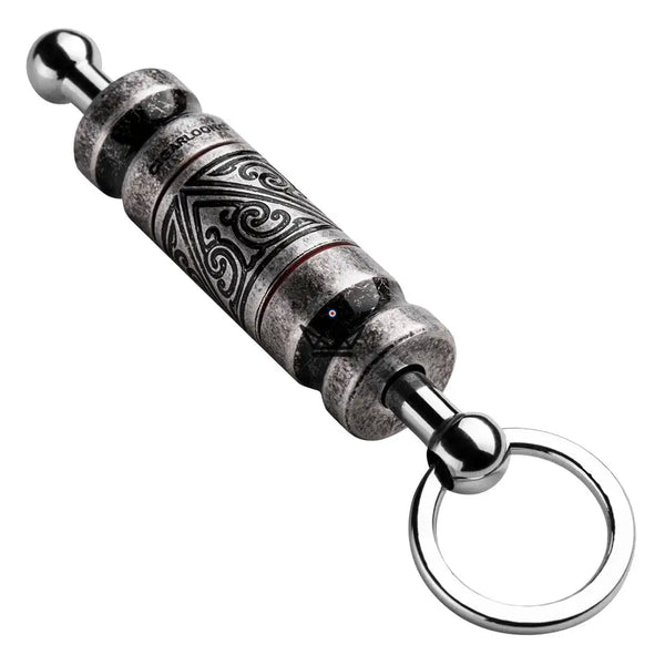 Chiseled keychain punch cigar cutter with interchangeable heads — TALISMAN – 6/10