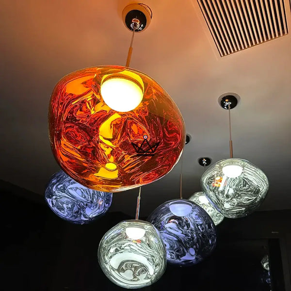 Lustre suspension Luminaire - Melt - - luminaire - Cadeau, Noël, Anniversaire, Original - Atelier Atypique