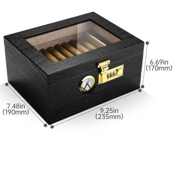 Coffret cave à cigare et accessoires - Enigma Moon - - cave a cigare - Cadeau, Noël, Anniversaire, Original, Fête des pères, fête des mères - Atelier Atypique