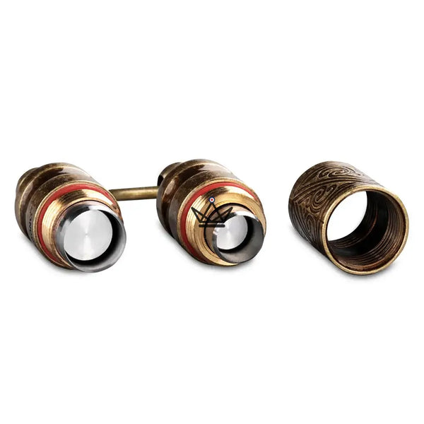Chiseled keychain punch cigar cutter with interchangeable heads — TALISMAN – 5/10