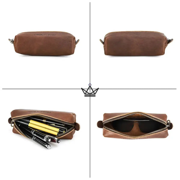 Customizable Leather Pouch - Pens & Glasses - VOYAGEUR Orion – 9/9