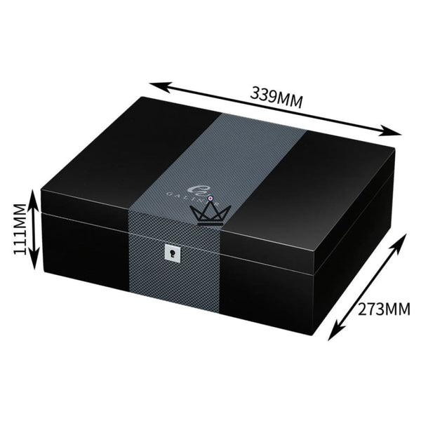 Cave à Cigares - DUAL CARBON - - cave a cigare - Cadeau, Noël, Anniversaire, Original - Atelier Atypique