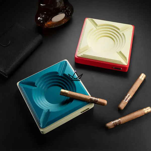 Cendrier à Cigares en Céramique - Edition Radiance Quadra - - cendrier - Cadeau, Noël, Anniversaire, Original, Fête des pères, fête des mères - Atelier Atypique