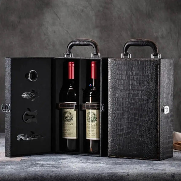 2-bottle wine gift set with sommelier accessories — SOMMELIER – 11/13