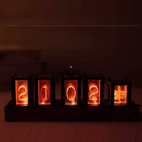 Solid wood RGB Nixie-style clock kit, 6 tubes — FILAMENT – 2/9