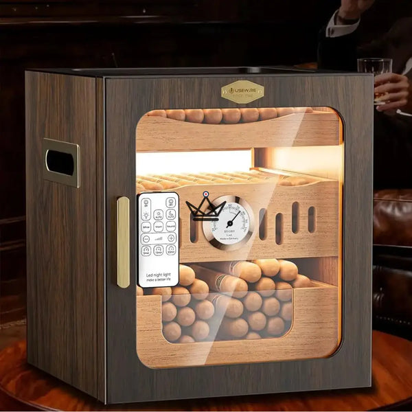 Luxury cigar humidor in Spanish cedar – Crown Prestige