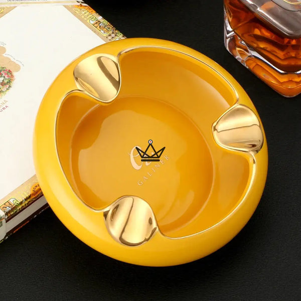 Cendrier à Cigare en Céramique - Smoky Elegance - - cendrier - Cadeau, Noël, Anniversaire, Original, Fête des pères, fête des mères - Atelier Atypique