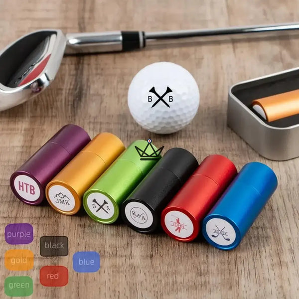 Customizable golf ball stamp, monogram or logo — PAR – 2/12