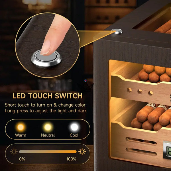 Luxuriöser Zedernholz-Humidor – Dominion Legacy