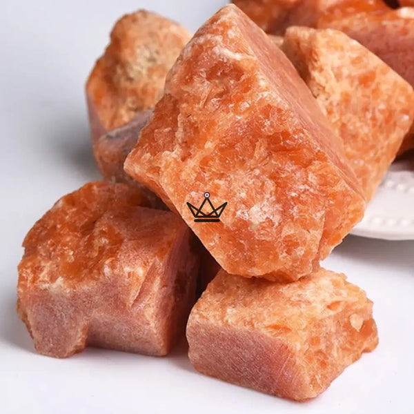Raw collectible minerals, natural stones sold individually or in bags — LITHOS, Sunstone / 50 g pouch