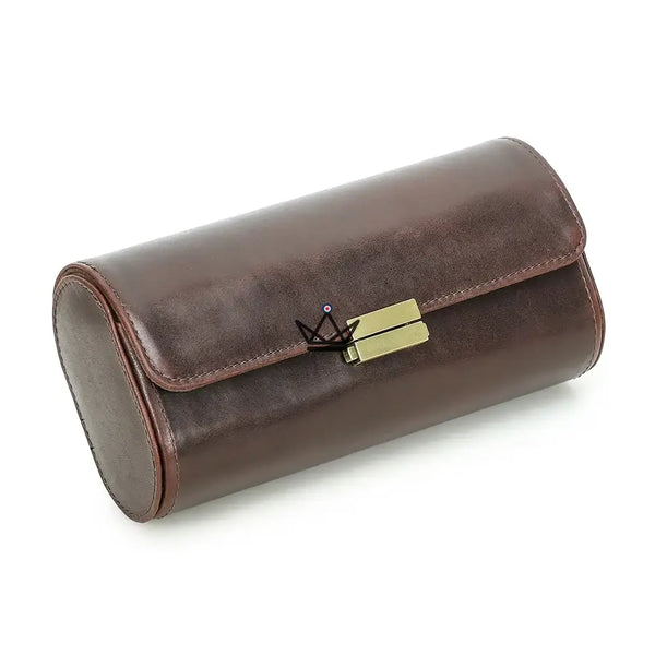 Customizable Leather Travel Watch Case for 1 to 4 Watches — Voyageur CAPSULE – 15/17