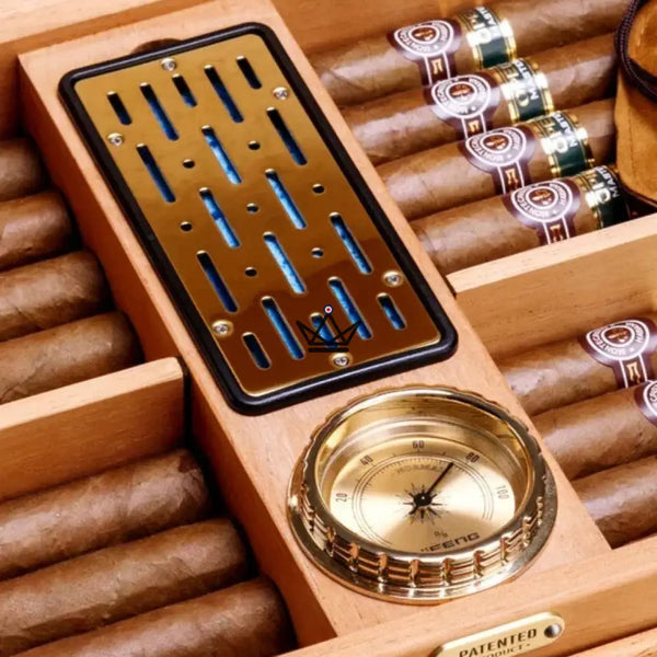 Cave à Cigare Premium - Majestatis Doublis - - cave - Cadeau, Noël, Anniversaire, Original, Fête des pères, fête des mères - Atelier Atypique