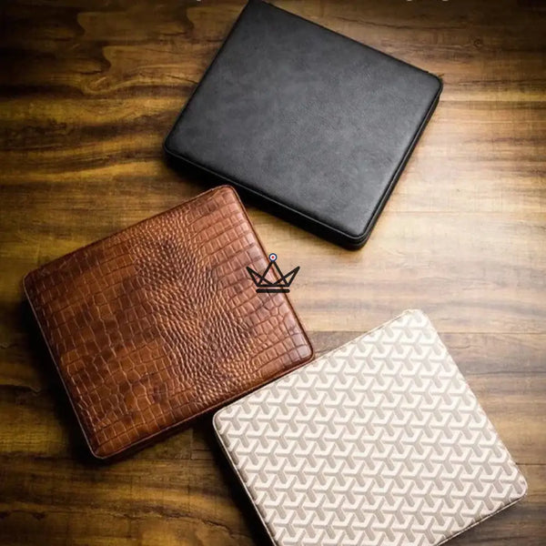 Cave à cigare en Cuir - Quadra - - Cave à cigare OUT - Cadeau, Noël, Anniversaire, Original - Atelier Atypique