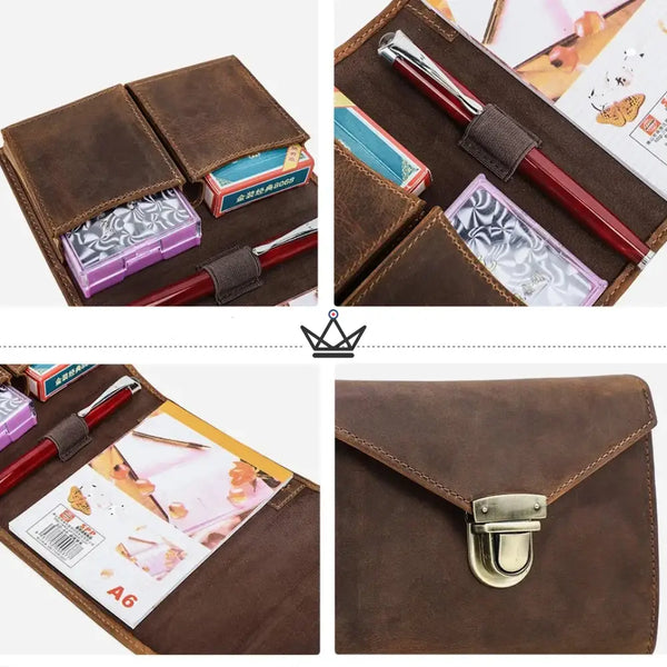 Customizable genuine leather playing card case — VOYAGEUR Cards – 3/9