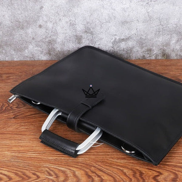 Sacoche en cuir vintage - WINSTON - - Sacoche - Cadeau, Noël, Anniversaire, Original - Atelier Atypique