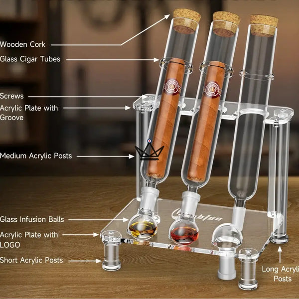 Infuseur à cigare 3 tubes - Infusio Alchimía