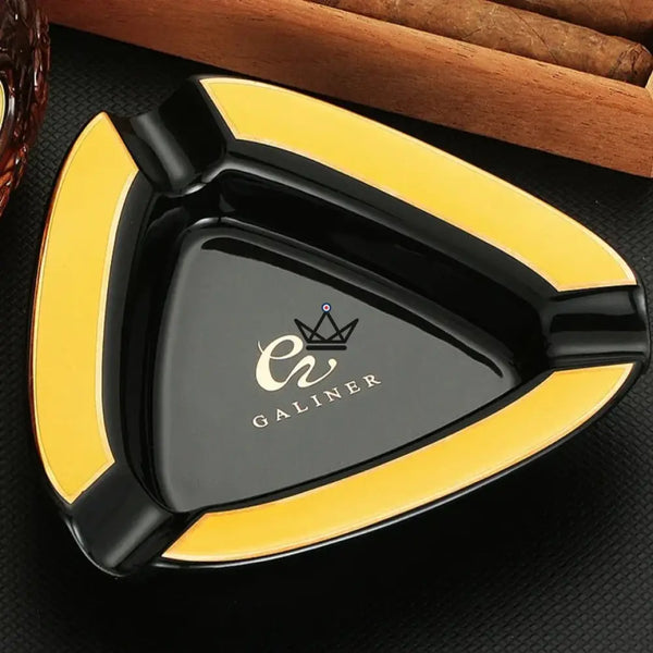 Cendrier à Cigare en céramique - Triade Elegance - - cendrier - Cadeau, Noël, Anniversaire, Original, Fête des pères, fête des mères - Atelier Atypique