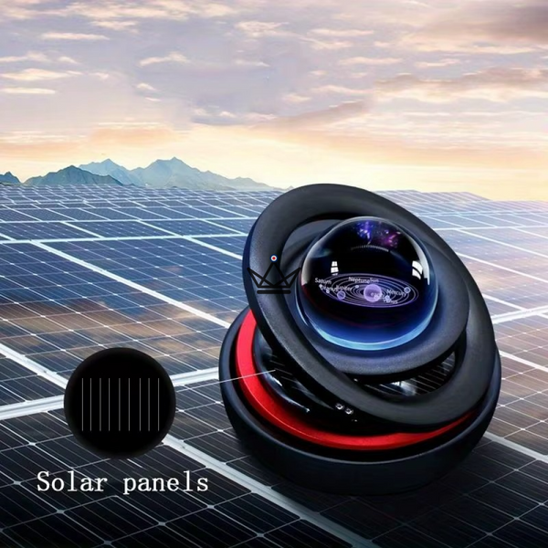 Solar-powered magnetic solar system, rotating rings - HELIA