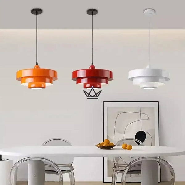 Pendant Light Fixture — Marimekko Z, Flaming Red
