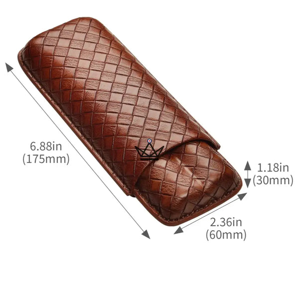 Leather cigar case — GRID Explorer – 3/5