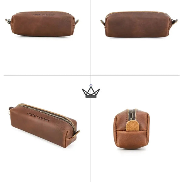 Customizable Leather Pouch - Pens & Glasses - VOYAGEUR Orion – 8/9