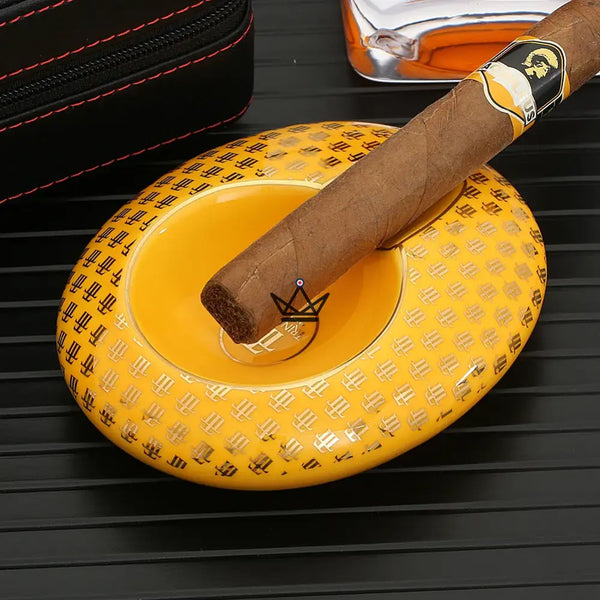 Cendrier à Cigare de Luxe - Solo King - - cendrier - Cadeau, Noël, Anniversaire, Original, Fête des pères, fête des mères - Atelier Atypique