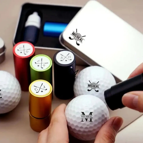 Customizable golf ball stamp, monogram or logo — PAR