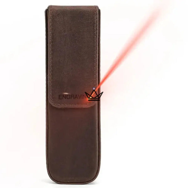 Etui en cuir de luxe pour stylo plume - Magnus (personnalisable) - - etui stylo personnalisable - Cadeau, Noël, Anniversaire, Original, Fête des pères, fête des mères - Atelier Atypique