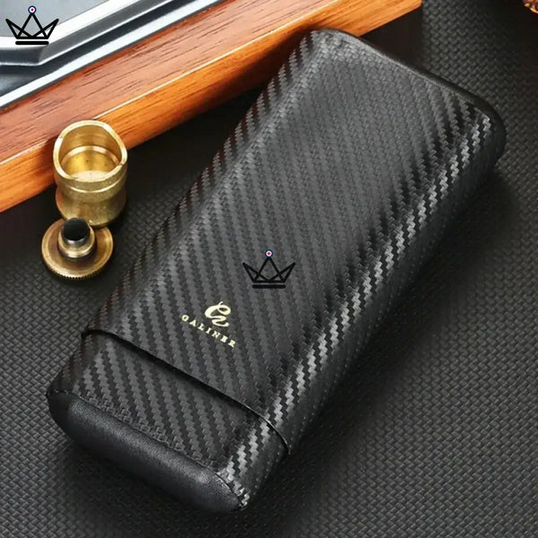 Cave à Cigares - CARBON - - Cave à cigare TOP - Cadeau, Noël, Anniversaire, Original, Fête des pères, fête des mères - Atelier Atypique