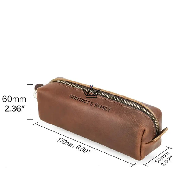 Customizable Leather Pouch - Pens & Glasses - VOYAGEUR Orion – 7/9