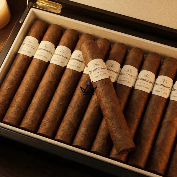 Customizable groomsmen cigar bands, 28 colors — GROOMSMAN – 9/9