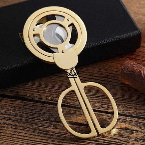 Ciseaux Coupe Cigare 3 lames COHIBA - BLADE or triple ciseau