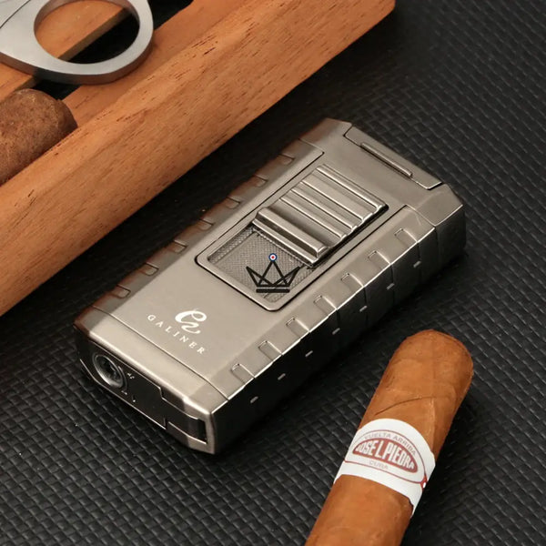 Briquet Chalumeau 3 Torches - Héritage Edition - - briquet - Cadeau, Noël, Anniversaire, Original, Fête des pères, fête des mères - Atelier Atypique