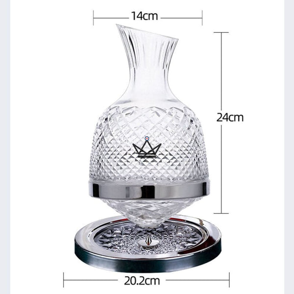 Carafe rotative à décanter le vin - KingWine Luxe - - carafe à decanter - Cadeau, Noël, Anniversaire, Original Atelier Atypique