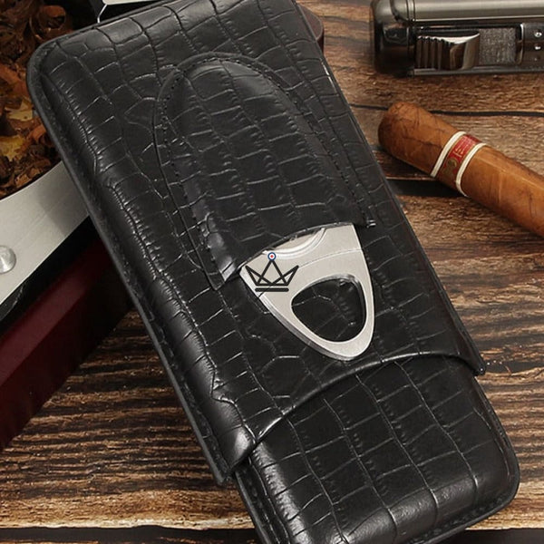 Etui à cigare en cuir - Beast - - etui cigare - Cadeau, Noël, Anniversaire, Original - Atelier Atypique