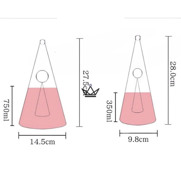 Carafe à vin / décanteur Pyramide - YUCATAN - - carafe à decanter - Cadeau, Noël, Anniversaire, Original - Atelier Atypique
