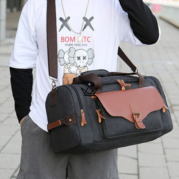 Sac de voyage vintage - Jordan - - Sac de voyage Weekender - Cadeau, Noël, Anniversaire, Original - Atelier Atypique