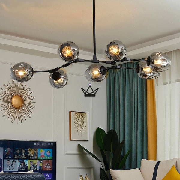 Lustre plafonnier industriel articulé - Branching Bubble - - luminaire - Cadeau, Noël, Anniversaire, Original - Atelier Atypique