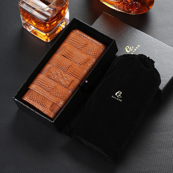 Etui 3 cigare en cuir - Krodilos - - etui cigare - Cadeau, Noël, Anniversaire, Original - Atelier Atypique