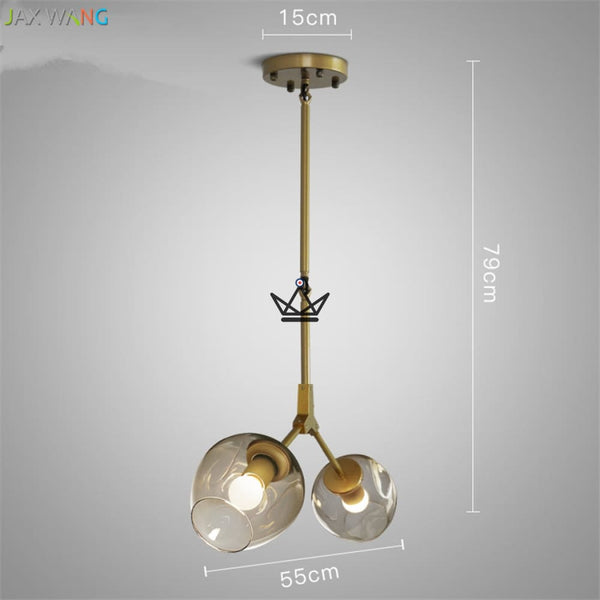 Suspension industriel - Branching Bubble Solo - - luminaire - Cadeau, Noël, Anniversaire, Original - Atelier Atypique