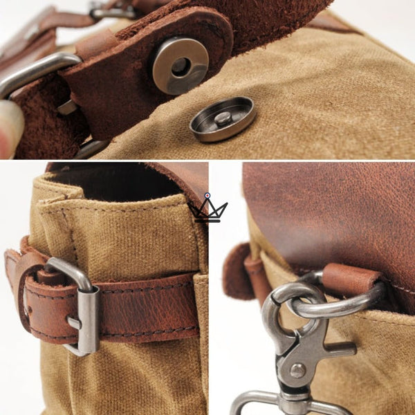 Sacoche en cuir vintage - NOE - - Sacoche - Cadeau, Noël, Anniversaire, Original - Atelier Atypique