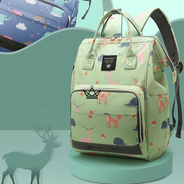 sac de maternité à langer biberon maman liste de naissance rêve animaux renards